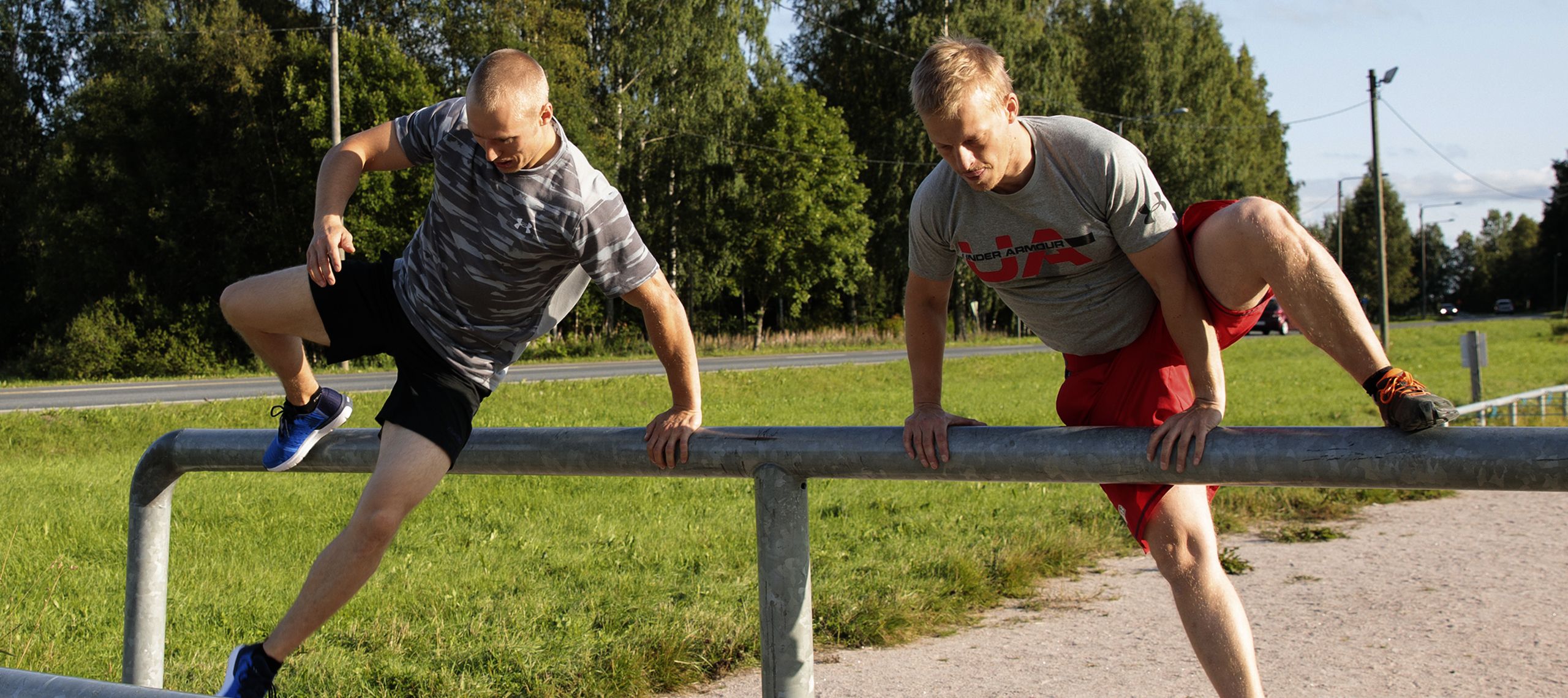 TORAn valmentajat Juuso Aho ja Vesapekka Larkkonen